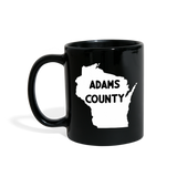 Adams County - Wisconsin - Full Color Mug - black