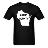 Adams County - Wisconsin - Unisex Classic T-Shirt - black