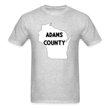Adams County - Wisconsin - Unisex Classic T-Shirt - heather gray