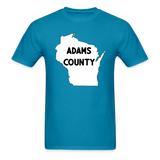 Adams County - Wisconsin - Unisex Classic T-Shirt - turquoise