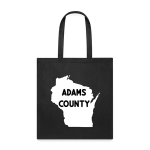 Adams County - Wisconsin - Tote Bag - red