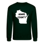 Adams County - Wisconsin - Crewneck Sweatshirt - forest green